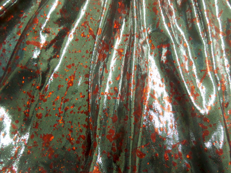 5.Red-Silver Hologram Splash